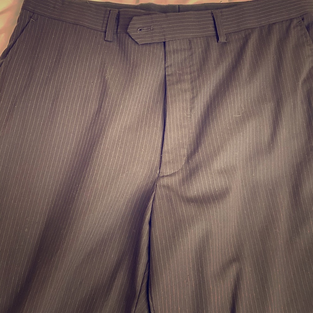 pin striped suit pants
